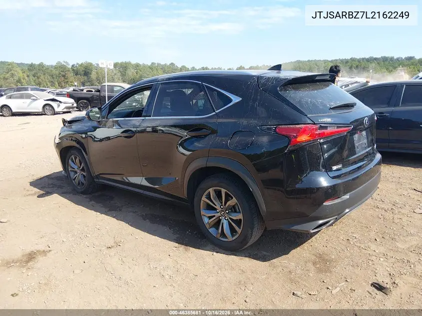 2020 LEXUS NX VIN JTJSARBZ7L2162249 — фото 3