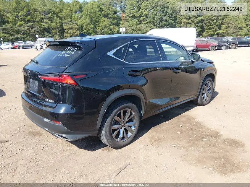 2020 LEXUS NX VIN JTJSARBZ7L2162249 — фото 4