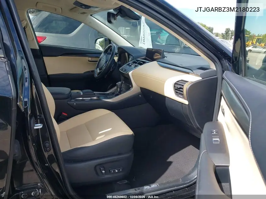 2021 LEXUS NX VIN JTJGARBZ3M2180223 — фото 5
