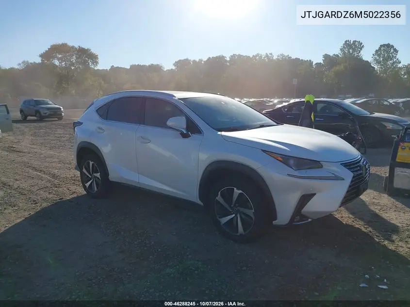 LEXUS NX 2021, VIN JTJGARDZ6M5022356
