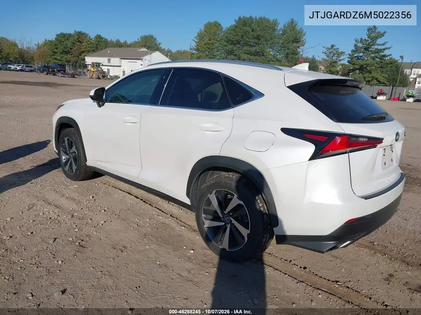 2021 LEXUS NX VIN JTJGARDZ6M5022356 — фото 3