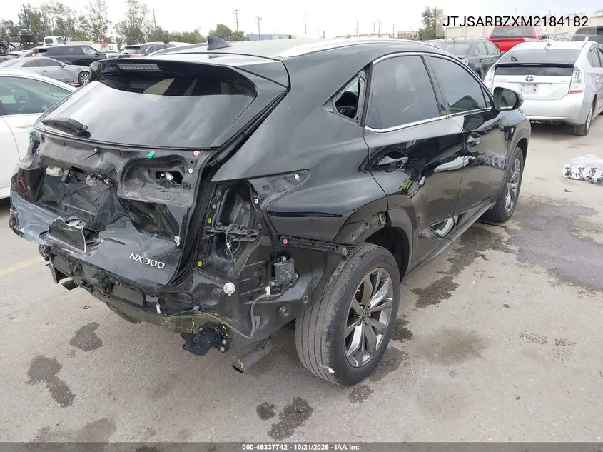 2021 LEXUS NX VIN JTJSARBZXM2184182 — фото 4