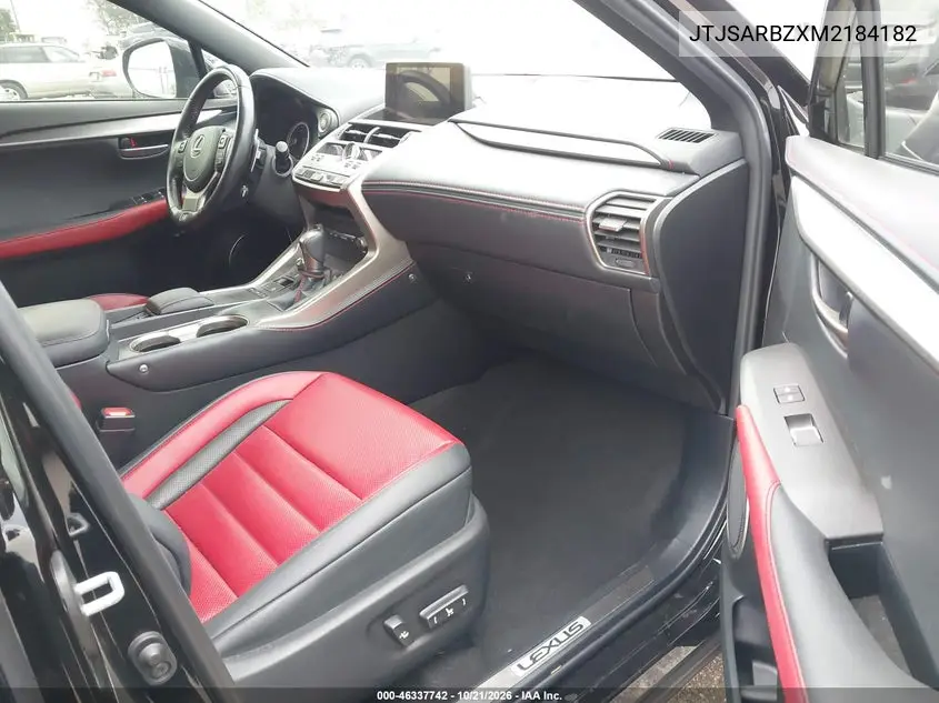2021 LEXUS NX VIN JTJSARBZXM2184182 — фото 5