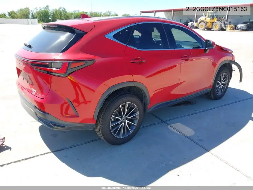 2022 LEXUS NX VIN 2T2GGCEZ8NC015163 — фото 4
