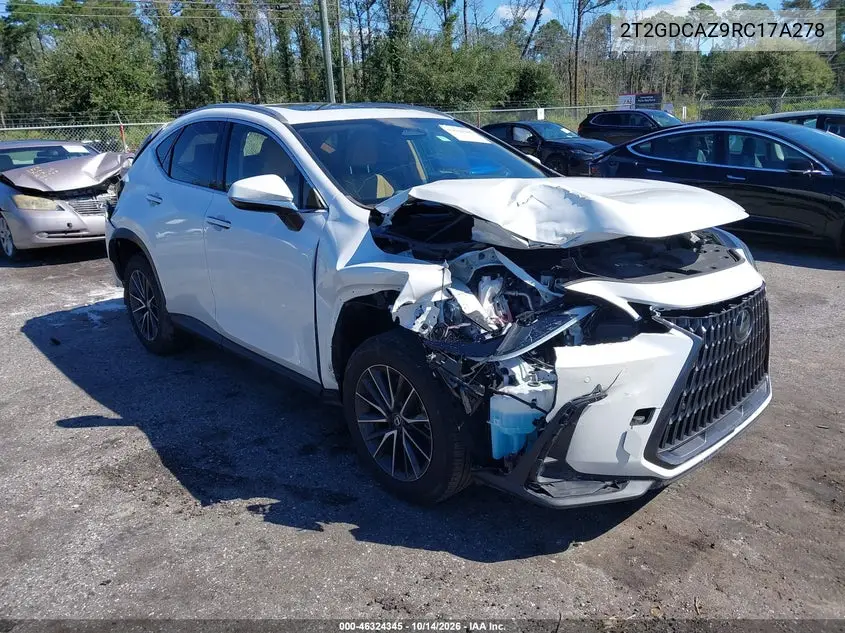 LEXUS NX 2024, VIN 2T2GDCAZ8RC007701