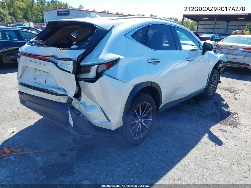 2024 LEXUS NX VIN 2T2GDCAZ8RC007701 — фото 4