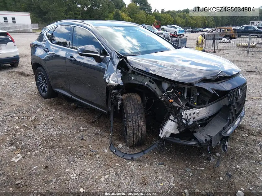LEXUS NX 2025, VIN JTJGKCEZ4S5034804