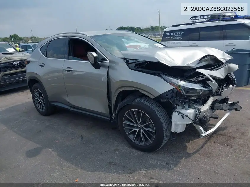 LEXUS NX 2025, VIN 2T2ADCAZ8SC023568