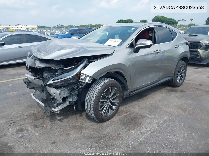 2025 LEXUS NX VIN 2T2ADCAZ8SC023568 — фото 2