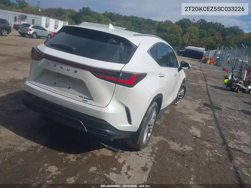 2025 LEXUS NX VIN 2T2GKCEZ5SC033226 — фото 4