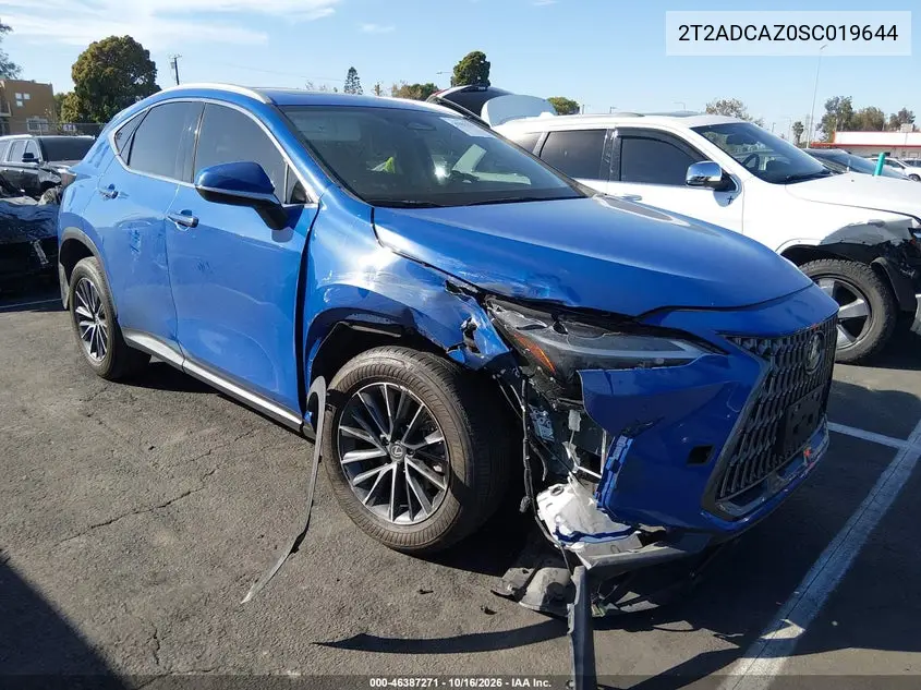 LEXUS NX 2025, VIN 2T2ADCAZ0SC019644
