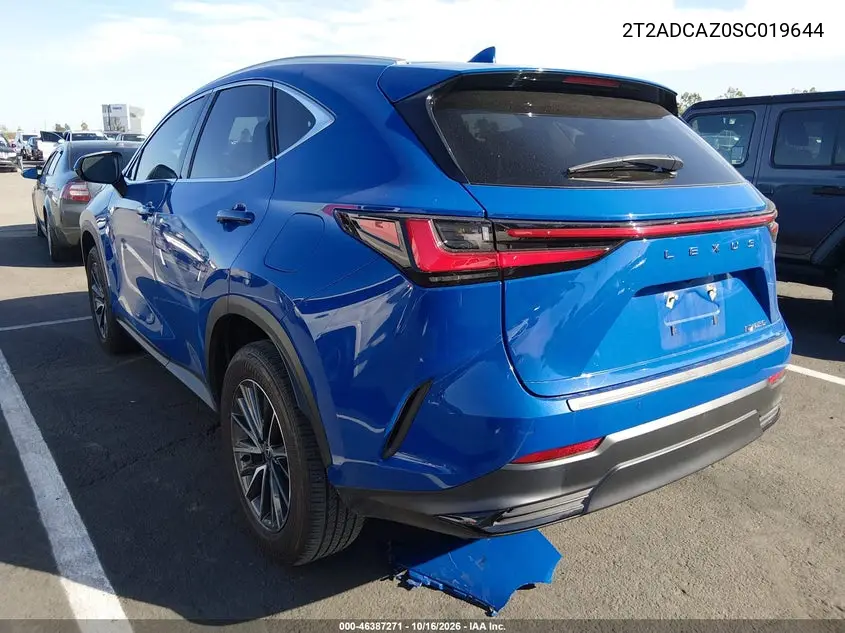 2025 LEXUS NX VIN 2T2ADCAZ0SC019644 — фото 3