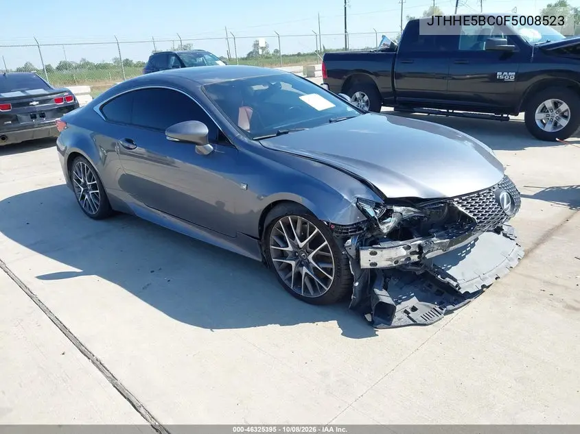 LEXUS RC 2015, VIN JTHHE5BC0F5008523