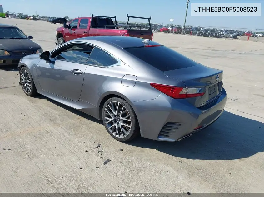 2015 LEXUS RC VIN JTHHE5BC0F5008523 — фото 3