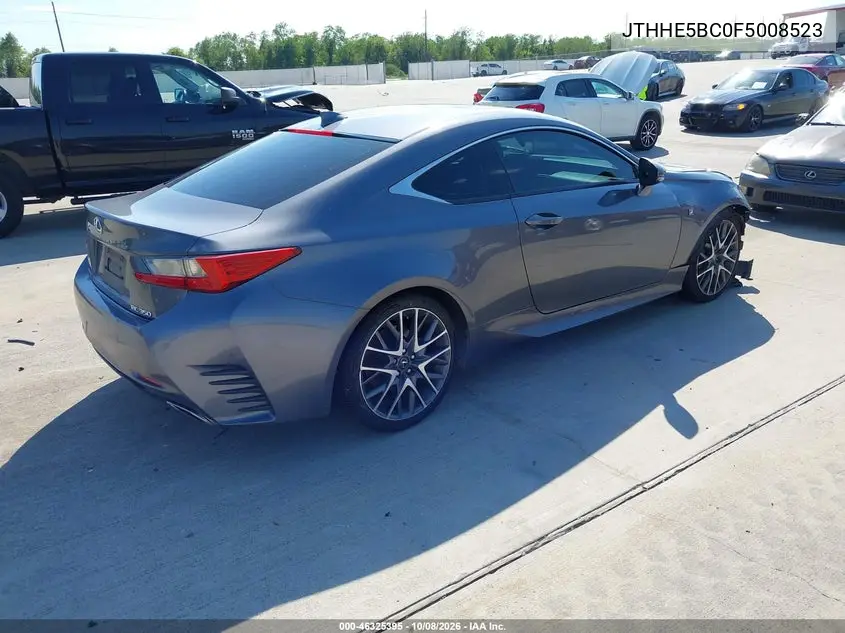 2015 LEXUS RC VIN JTHHE5BC0F5008523 — фото 4