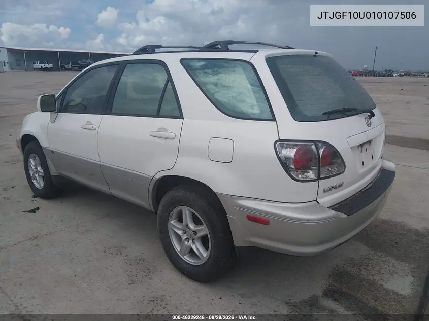 2001 LEXUS RX VIN JTJGF10U010107506 — фото 3