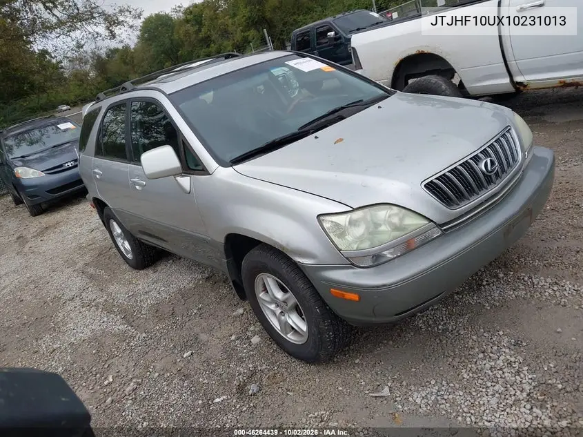 LEXUS RX 2001, VIN JTJHF10UX10231013