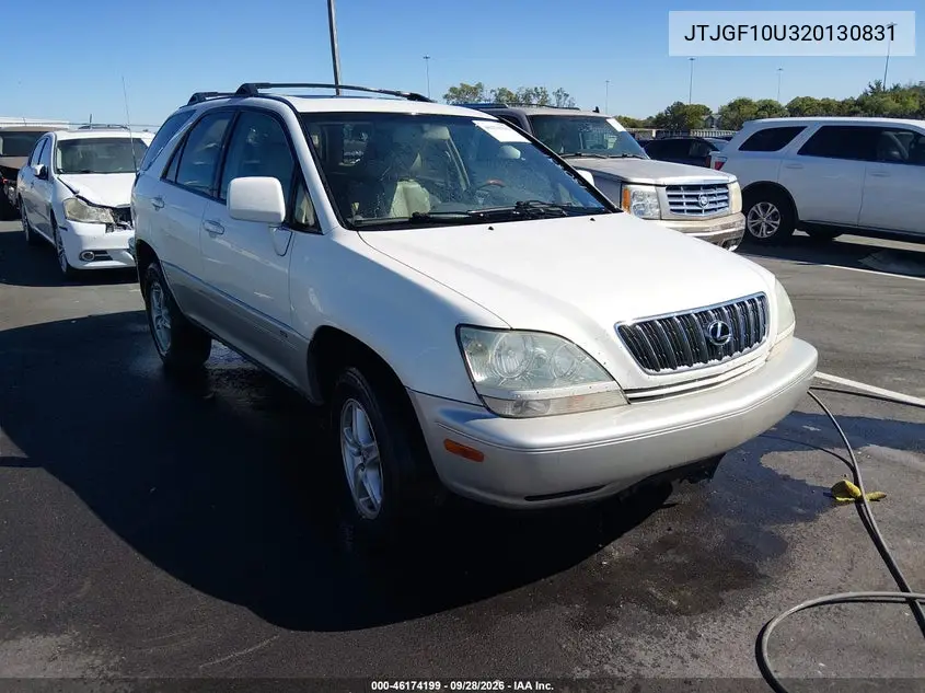 LEXUS RX 2002, VIN JTJGF10U320130831