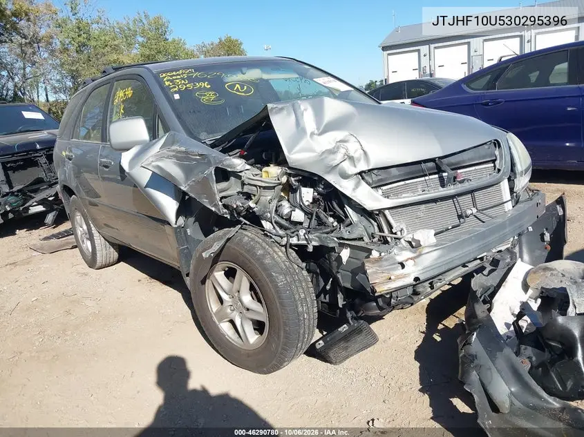 LEXUS RX 2003, VIN JTJHF10U530295396