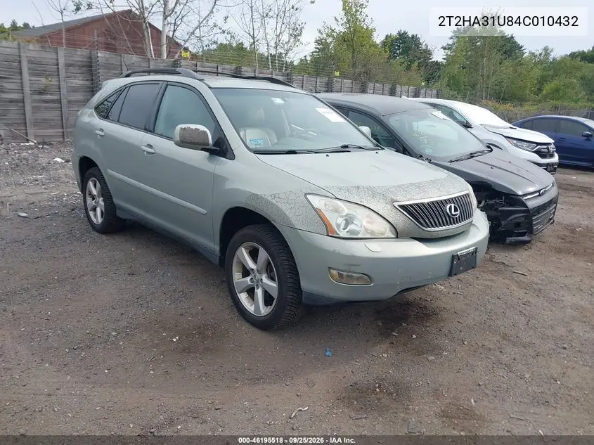 LEXUS RX 2004, VIN 2T2HA31U84C010432