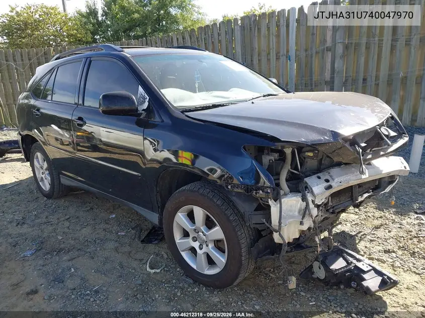 LEXUS RX 2004, VIN JTJHA31U740047970