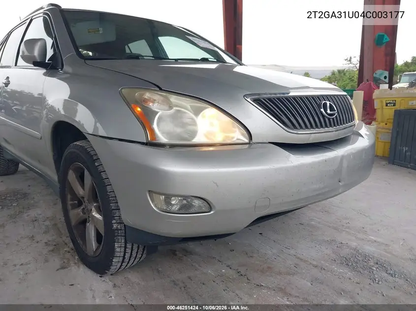 2004 LEXUS RX VIN 2T2GA31U04C003177 — фото 15