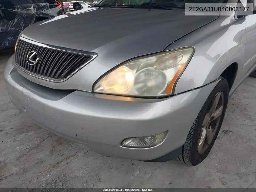 2004 LEXUS RX VIN 2T2GA31U04C003177 — фото 16