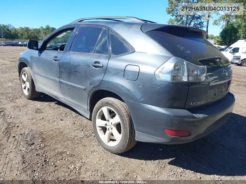 2004 LEXUS RX VIN 2T2HA31U04C013129 — фото 3