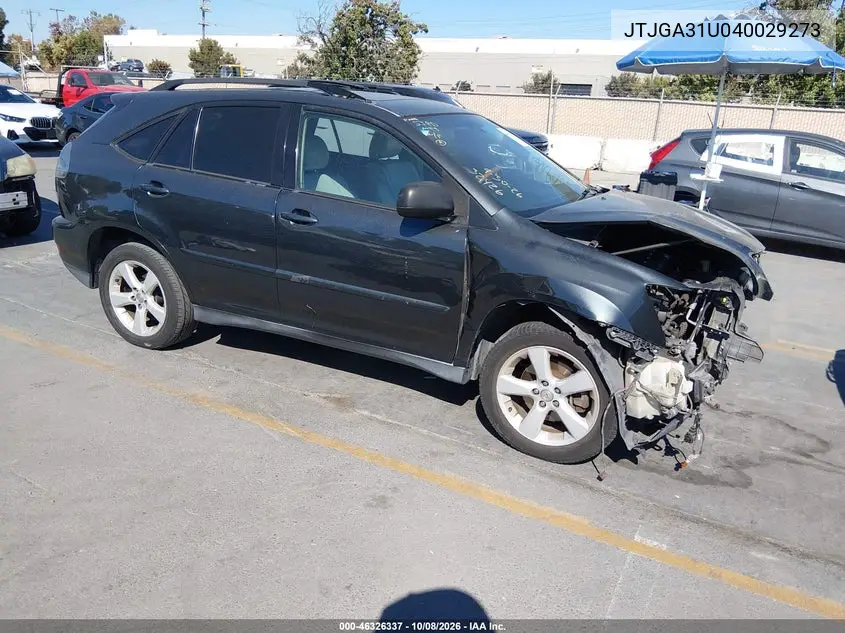 LEXUS RX 2004, VIN JTJGA31U040029273