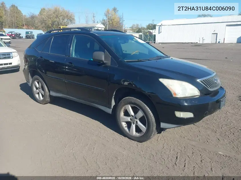LEXUS RX 2004, VIN 2T2HA31U84C006090