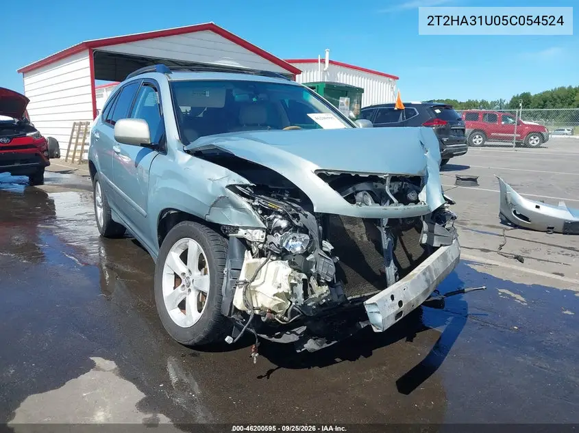 LEXUS RX 2005, VIN 2T2HA31U05C054524