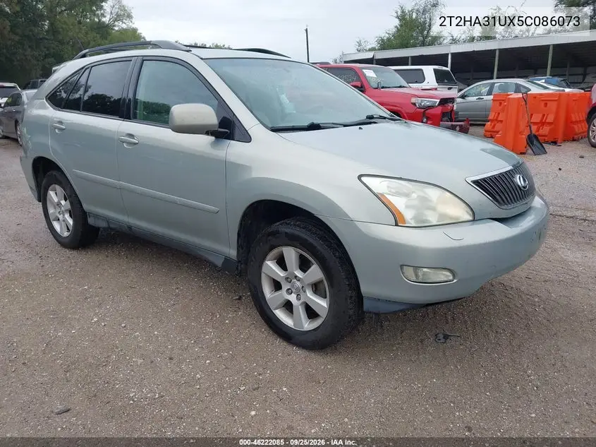 LEXUS RX 2005, VIN 2T2HA31UX5C086073