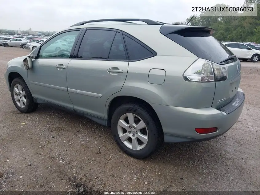 2005 LEXUS RX VIN 2T2HA31UX5C086073 — фото 3