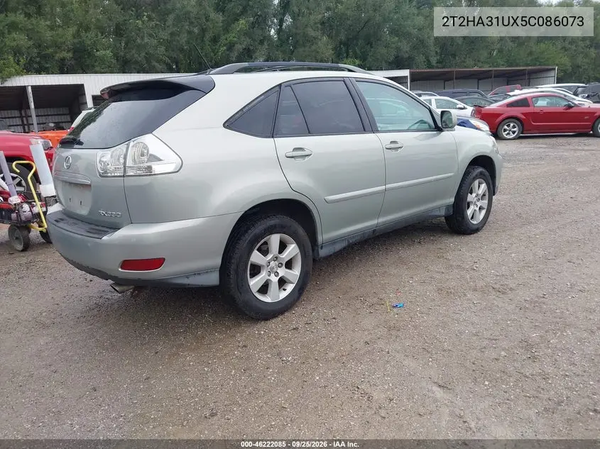 2005 LEXUS RX VIN 2T2HA31UX5C086073 — фото 4