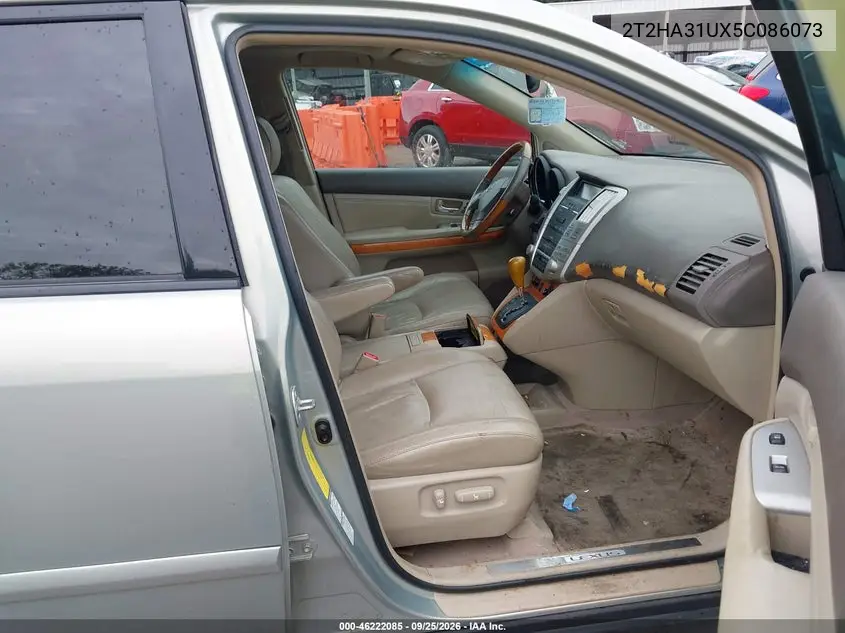 2005 LEXUS RX VIN 2T2HA31UX5C086073 — фото 5