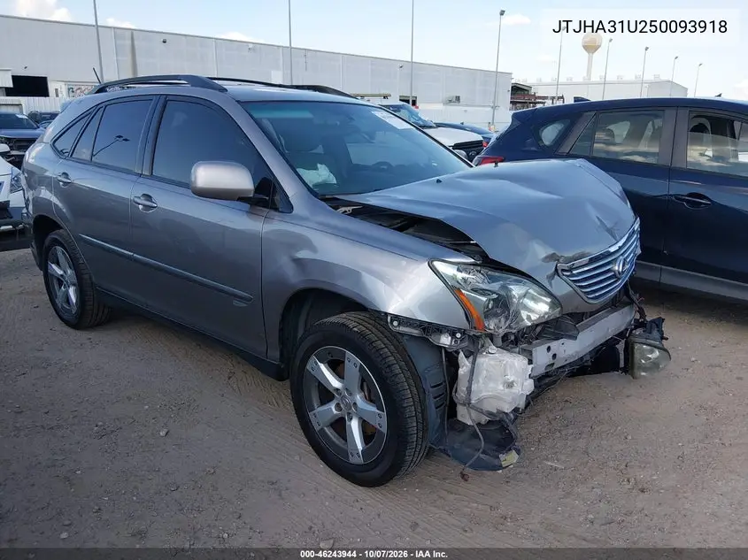 LEXUS RX 2005, VIN JTJHA31U250093918