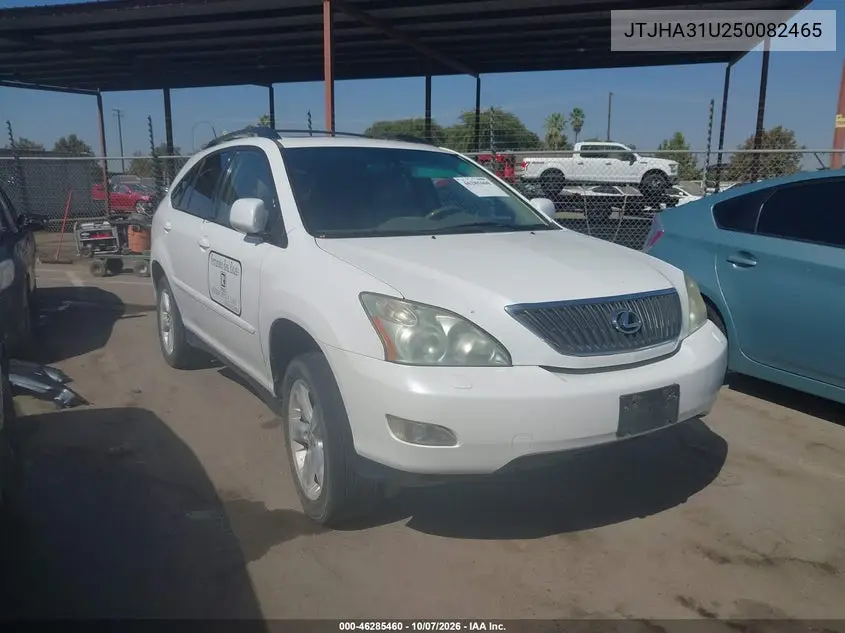 LEXUS RX 2005, VIN JTJHA31U250082465