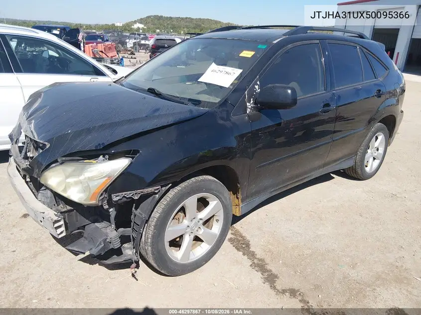 2005 LEXUS RX VIN JTJHA31UX50095366 — фото 2