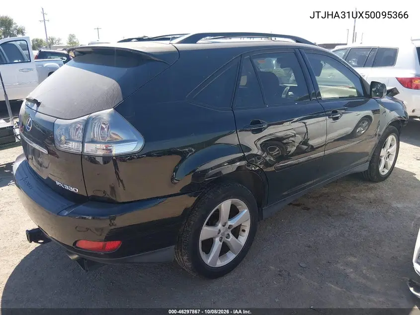 2005 LEXUS RX VIN JTJHA31UX50095366 — фото 4