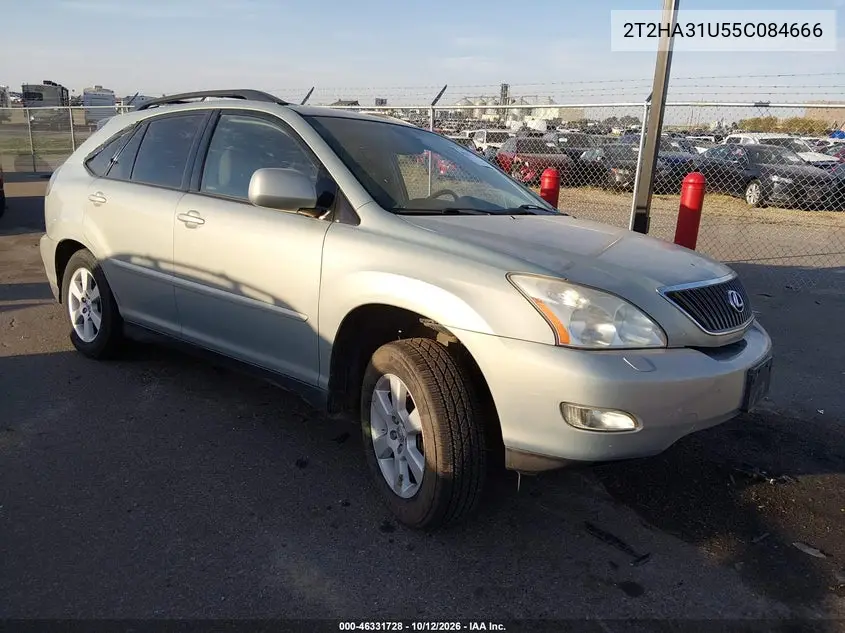 LEXUS RX 2005, VIN 2T2HA31U55C084666