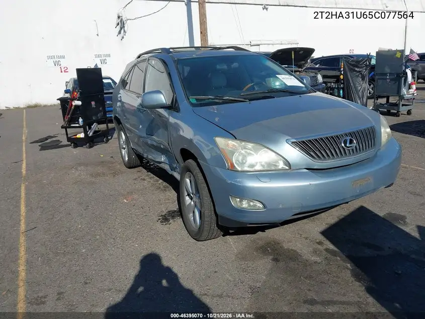 LEXUS RX 2005, VIN 2T2HA31U65C077564
