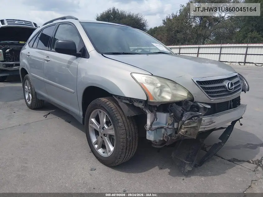 LEXUS RX 2006, VIN JTJHW31U860045164