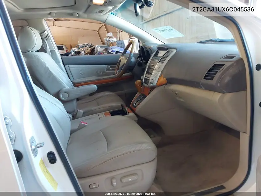 2006 LEXUS RX VIN 2T2GA31UX6C045536 — фото 5