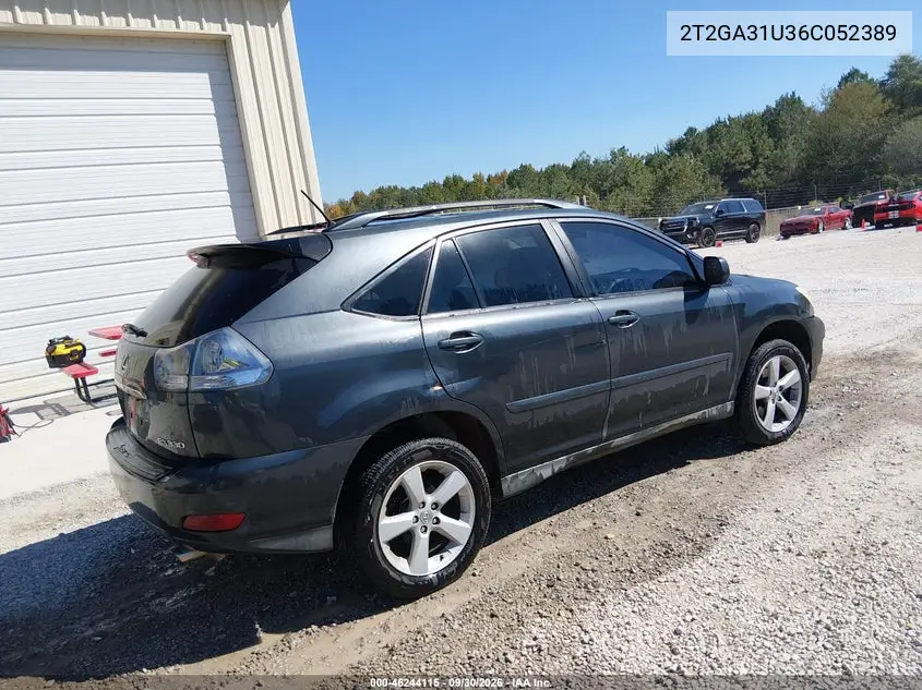 2006 LEXUS RX VIN 2T2GA31U36C052389 — фото 4