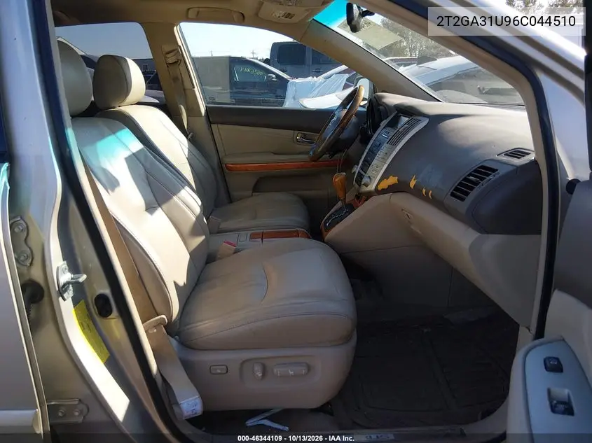 2006 LEXUS RX VIN 2T2GA31U96C044510 — фото 5