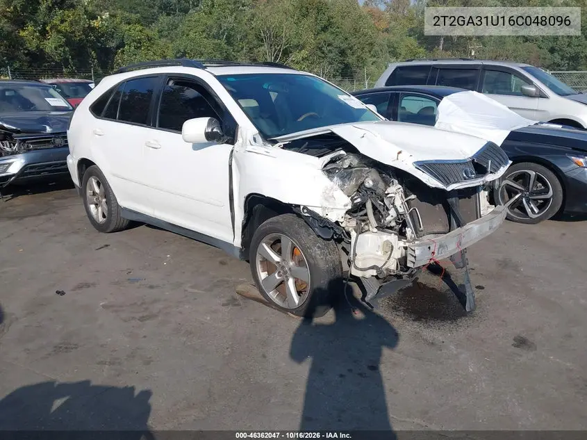 LEXUS RX 2006, VIN 2T2GA31U16C048096