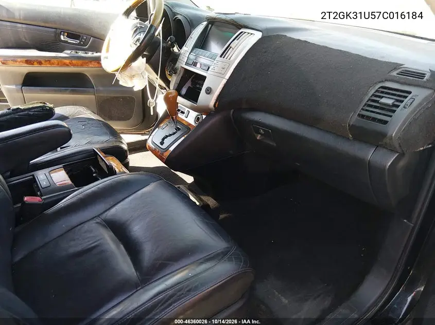 2007 LEXUS RX VIN 2T2GK31U57C016184 — фото 5