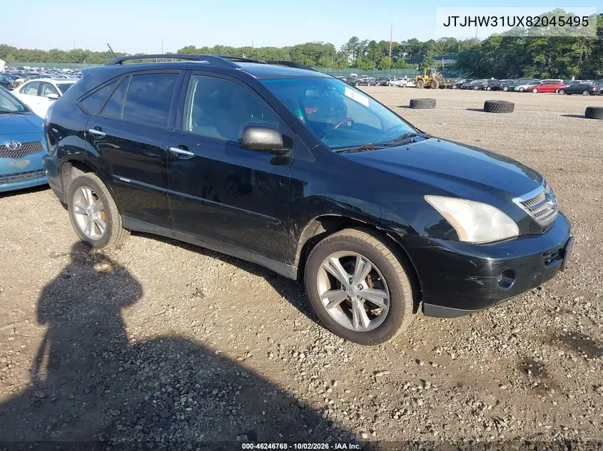 LEXUS RX 2008, VIN JTJHW31UX82045495