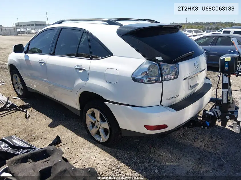 2008 LEXUS RX VIN 2T2HK31U68C063133 — фото 3