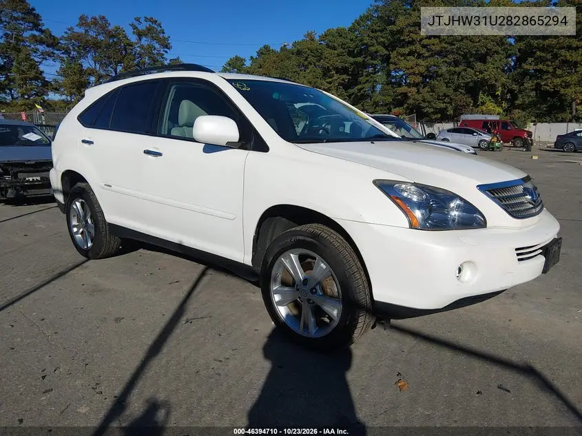 LEXUS RX 2008, VIN JTJHW31U282865294